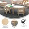 Flash Furniture 29.5 in W, 59 in L, 14.5 in H, Beechwood, Birch Plywood, Beech MK-ME088013-GG - alternate 8